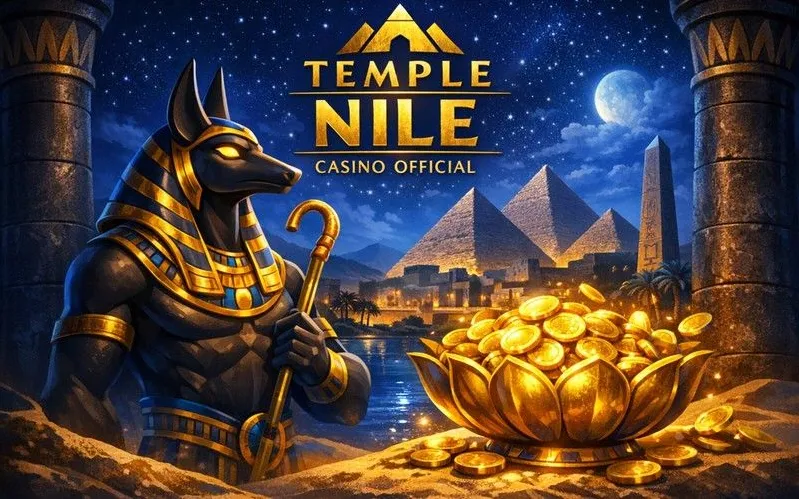 Temple Nile Casino login page banner